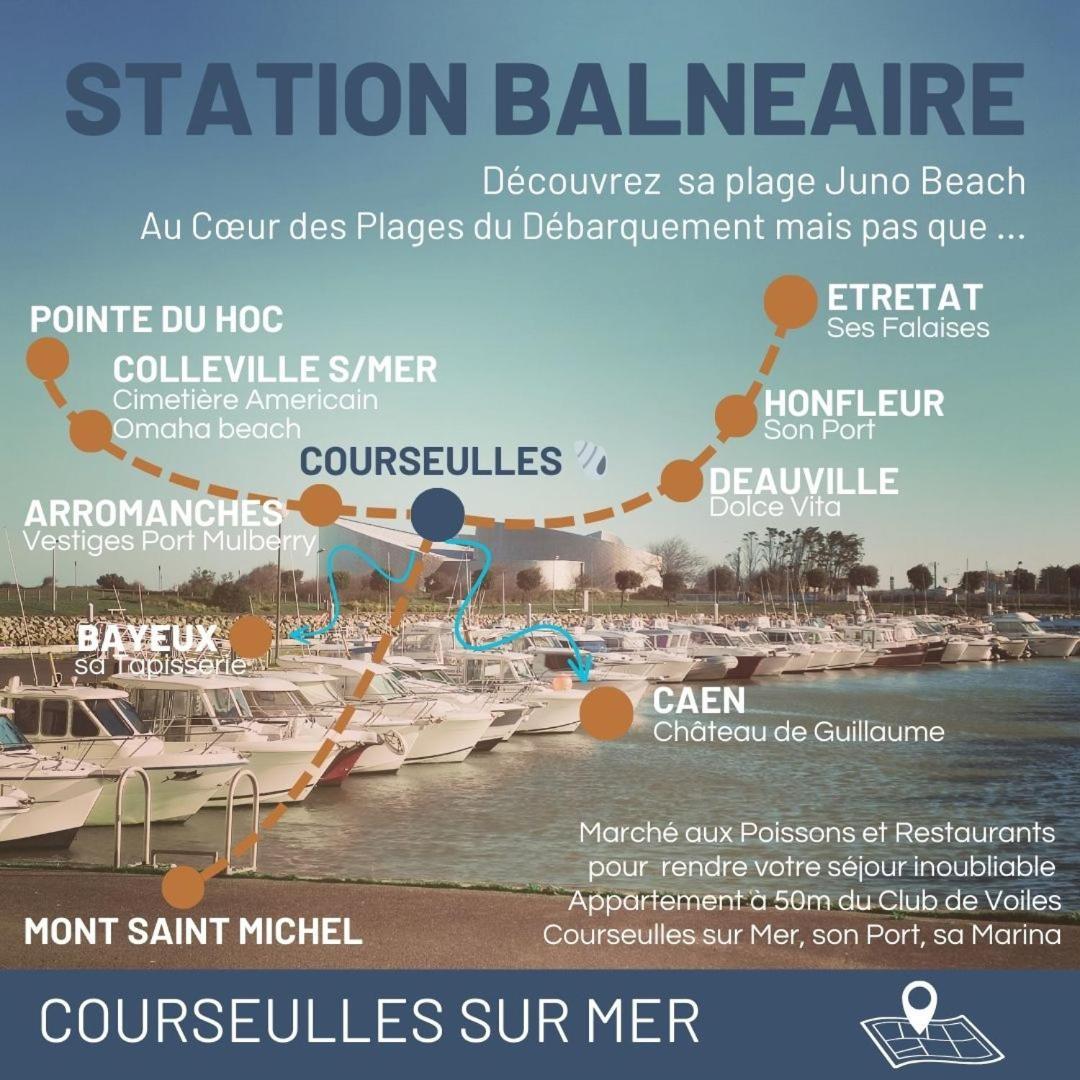 Entre Seulles & Mer Proche Port De Plaisance Courseulles-sur-Mer Exterior photo